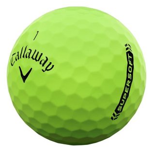 Callaway Supersoft Matte piłki golfowe, zielone