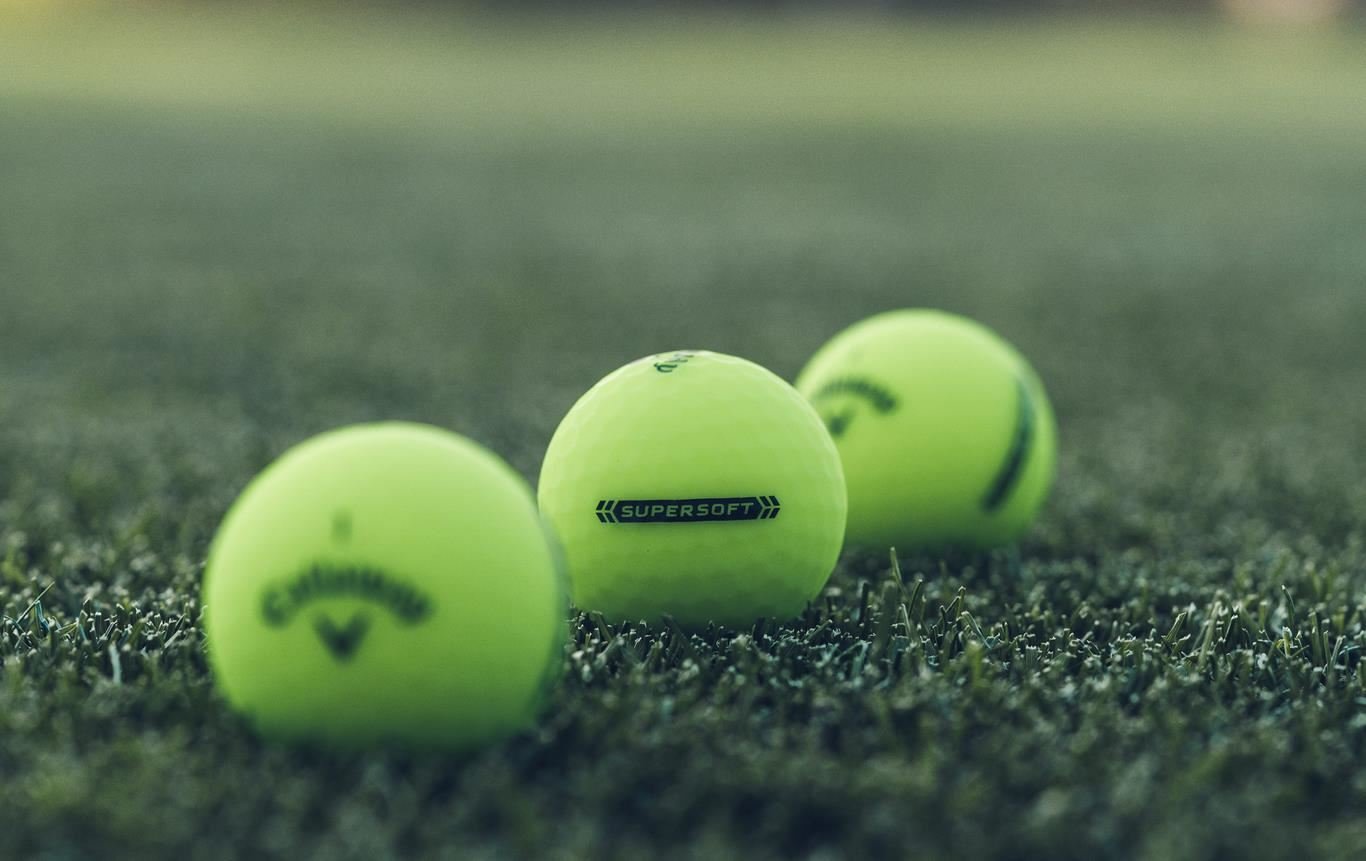 Callaway Supersoft Matte piłki golfowe, zielone