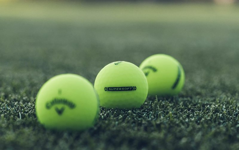 Callaway Supersoft Matte piłki golfowe, zielone