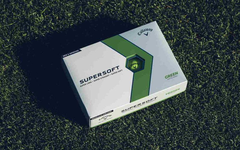 Callaway Supersoft Matte piłki golfowe, zielone