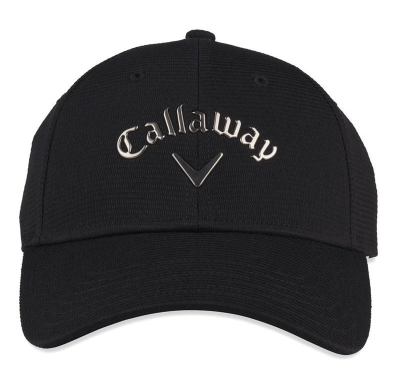 Callaway Liquid Metal damska czapka z daszkiem, czarno/szara