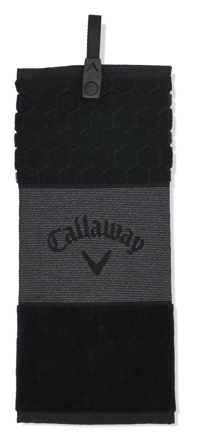 Callaway Tri-Fold golfowy ręcznik, czarny