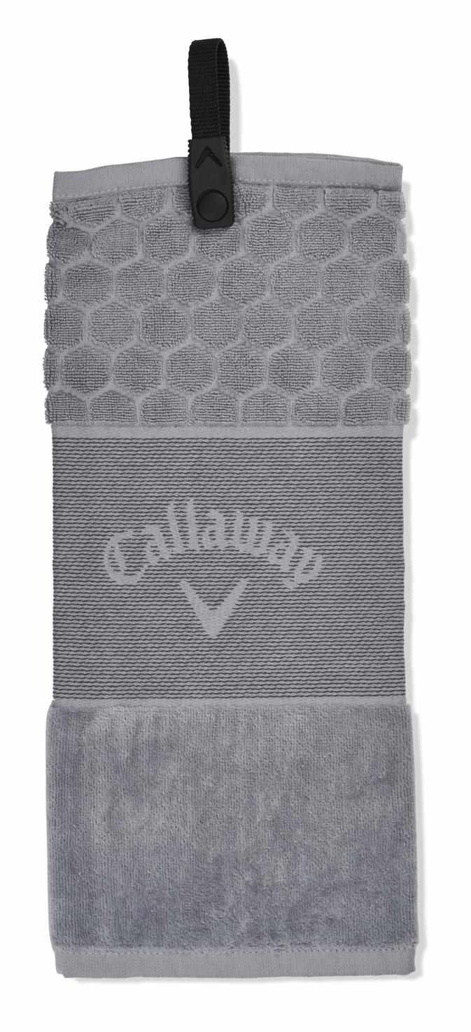Callaway Tri-Fold golfowy ręcznik, szary