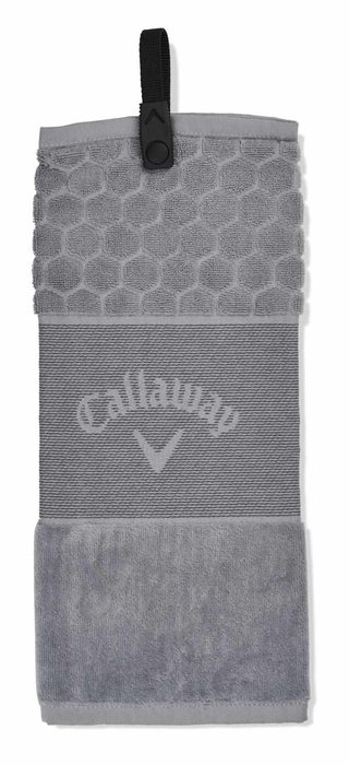 Callaway Tri-Fold golfowy ręcznik, szary