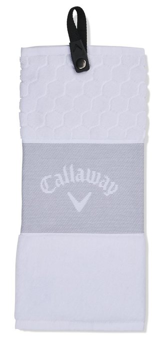 Callaway Tri-Fold golfowy ręcznik, biały