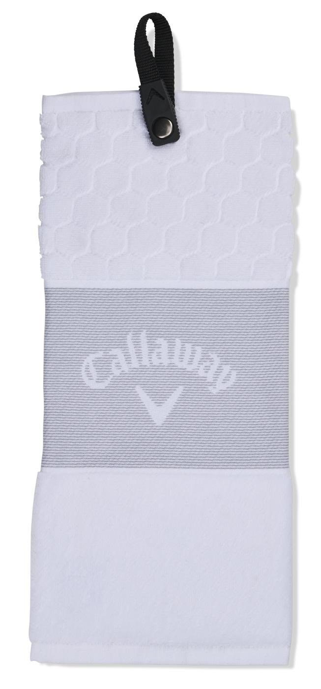 Callaway Tri-Fold golfowy ręcznik, biały