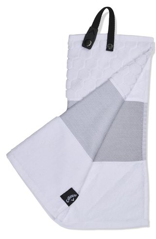 Callaway Tri-Fold golfowy ręcznik, biały
