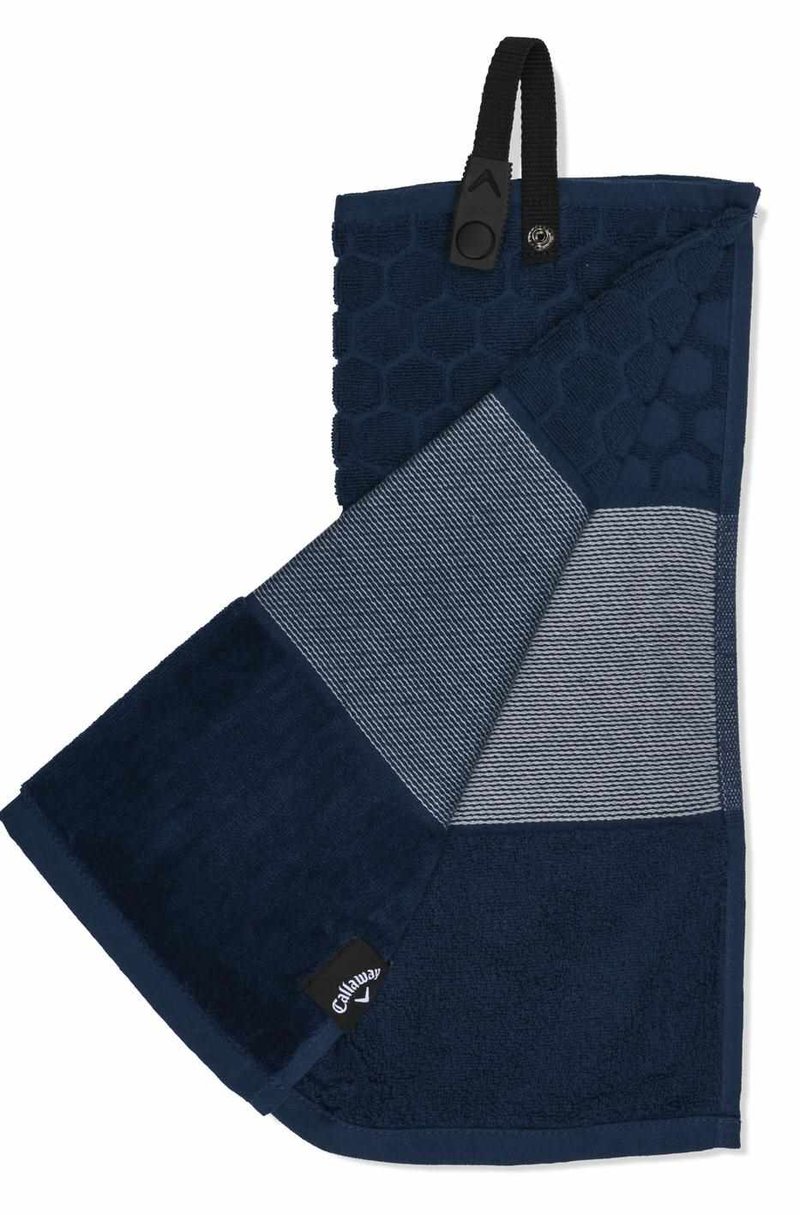 Callaway Tri-Fold golfowy ręcznik, granatowy