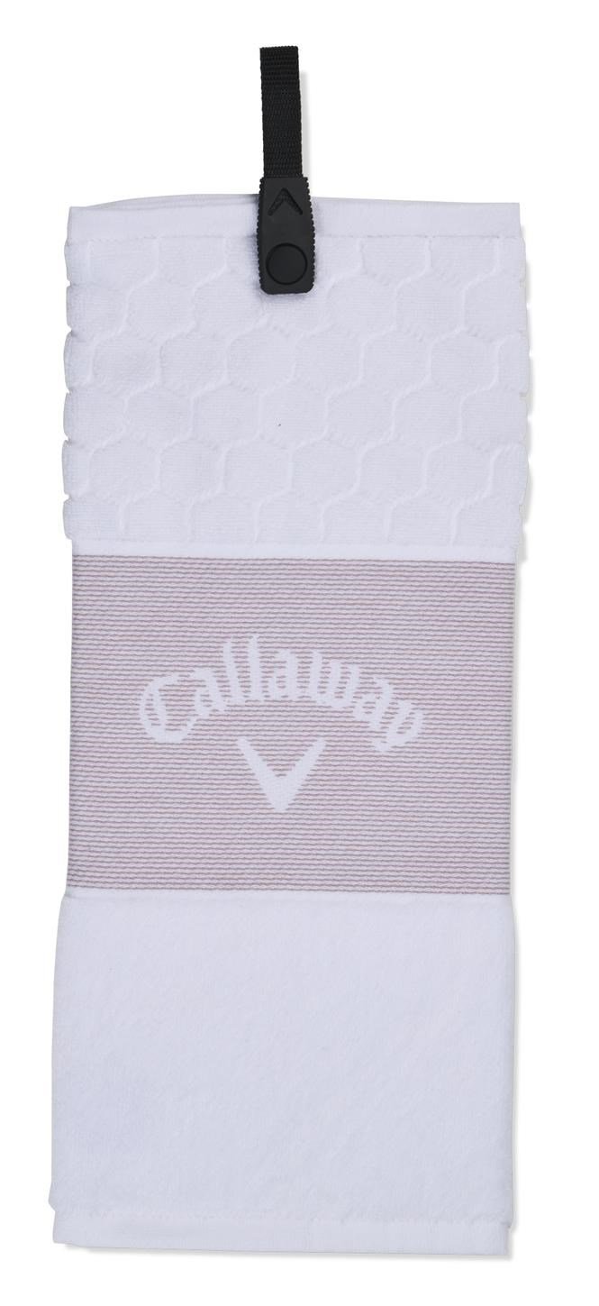Callaway Tri-Fold golfowy ręcznik, mavue/white