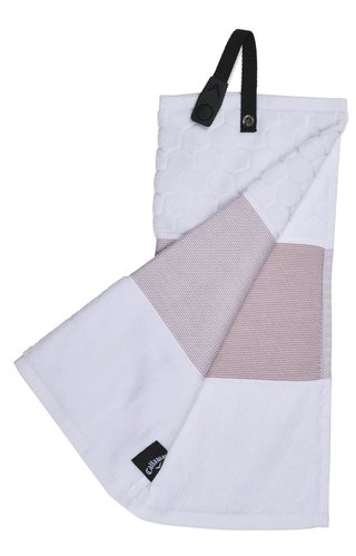 Callaway Tri-Fold golfowy ręcznik, mavue/white
