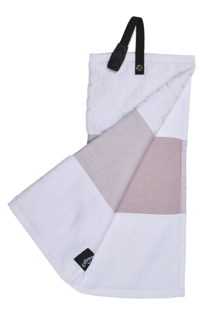Callaway Tri-Fold golfowy ręcznik, mavue/white