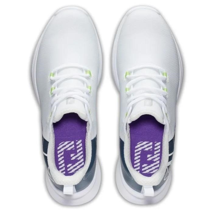 FootJoy Fuel Sport damskie buty golfowe, biało/granatowe