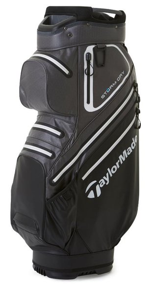 TaylorMade Storm-Dry Waterproof cart bag, czarno/szary