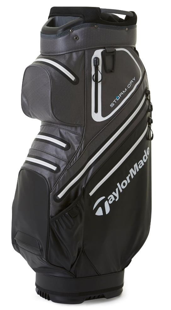 TaylorMade Storm-Dry Waterproof cart bag, czarno/szary