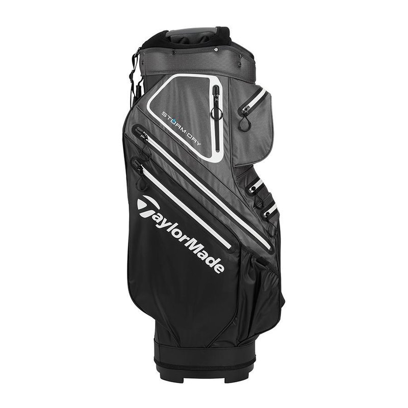 TaylorMade Storm-Dry Waterproof cart bag, czarno/szary