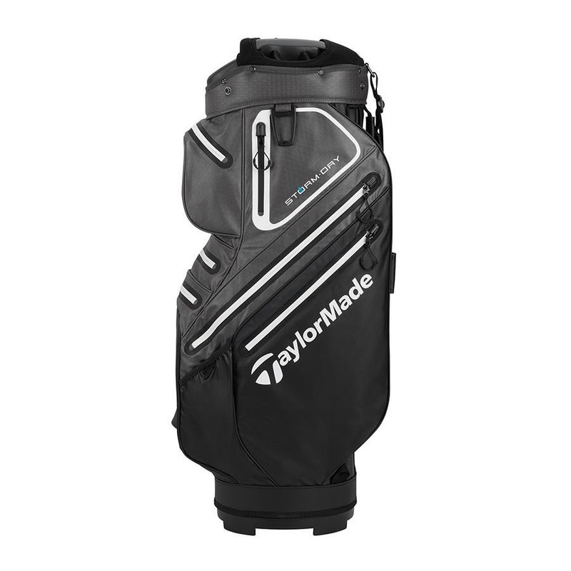 TaylorMade Storm-Dry Waterproof cart bag, czarno/szary
