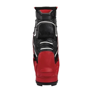 TaylorMade Storm-Dry Waterproof cart bag, czerwono/czarny