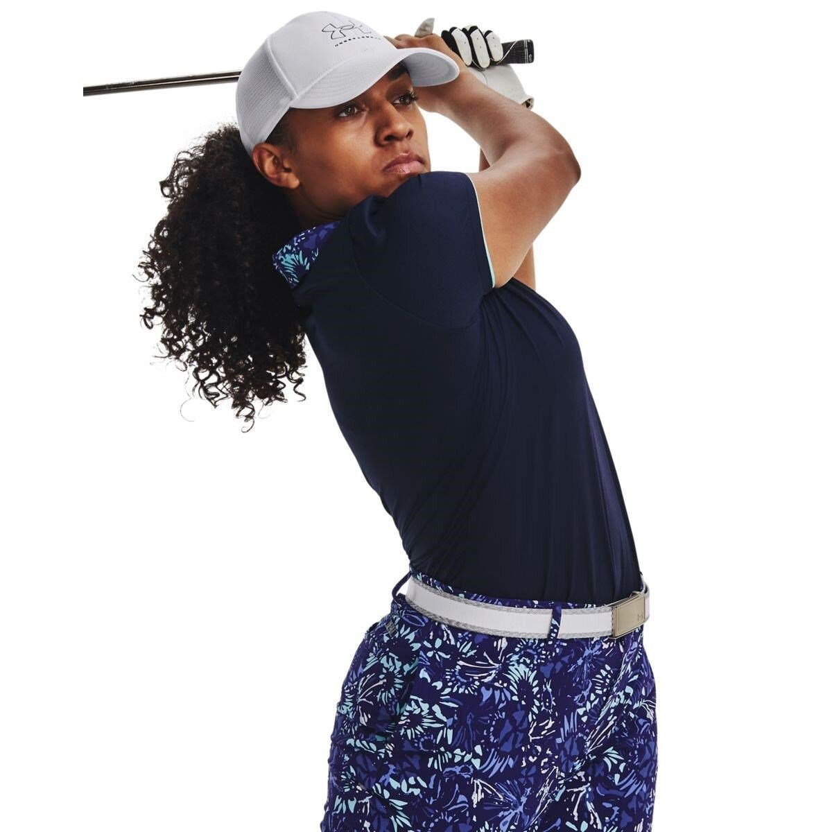 Under Armour Iso-Chill damskie polo, granatowe