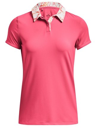 Under Armour Iso-Chill damskie polo, różowe