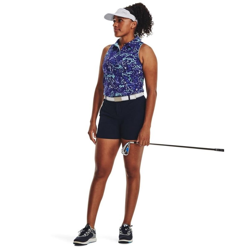 Under Armour Iso-Chill Sleeveless damskie polo, sonar blue