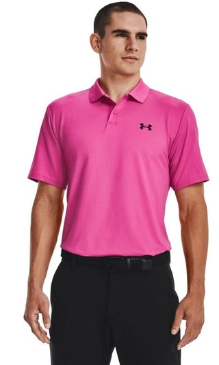 Under Armour Performance 3.0 męskie polo, różowe