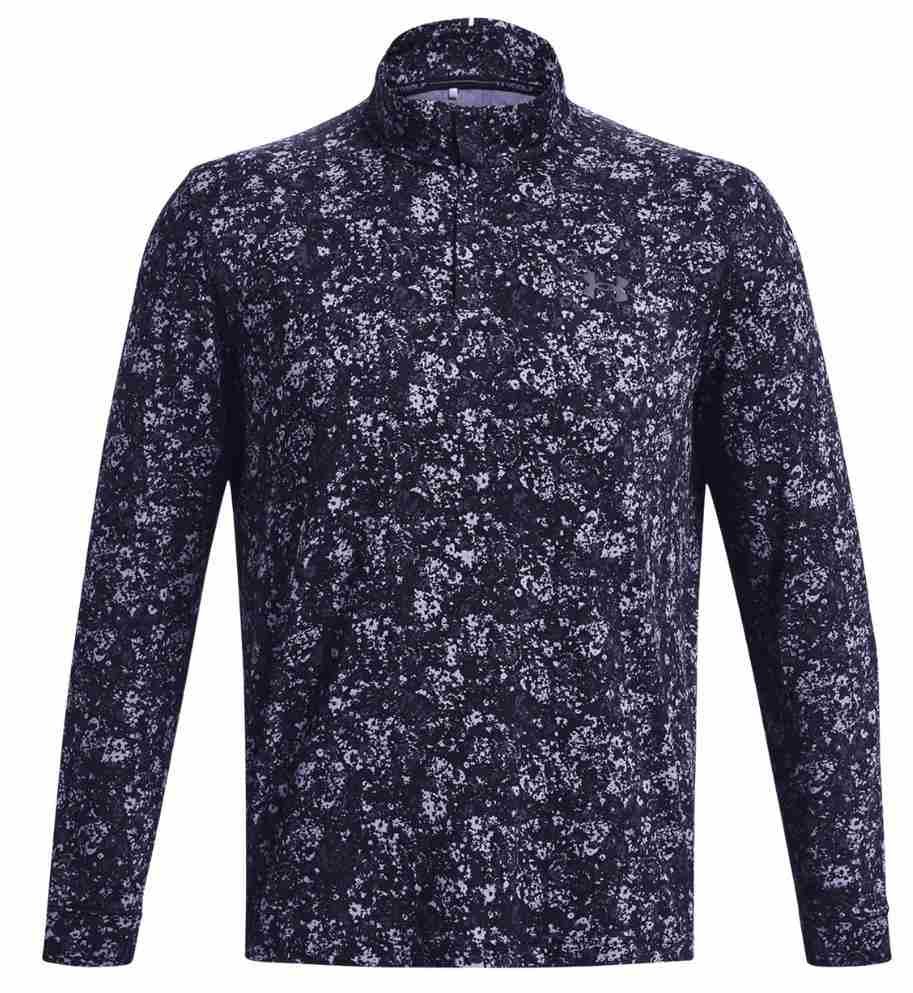 Under Armour Playoff Printed 1/4 Zip męska bluza, granatowa