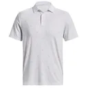 Under Armour Playoff 3.0 Printed męskie polo, biało/niebieskie