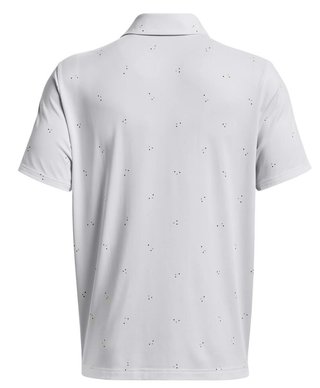 Under Armour Playoff 3.0 Printed męskie polo, biało/niebieskie