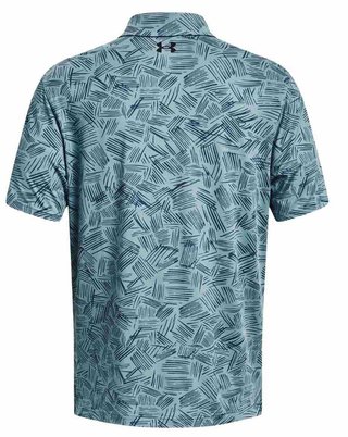 Under Armour Playoff 3.0 Printed męskie polo, still water/static blue