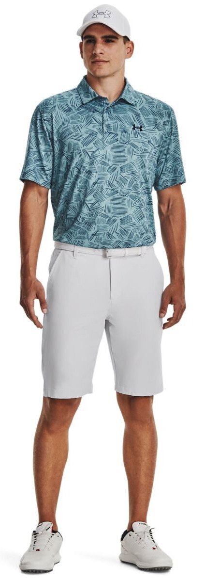 Under Armour Playoff 3.0 Printed męskie polo, still water/static blue