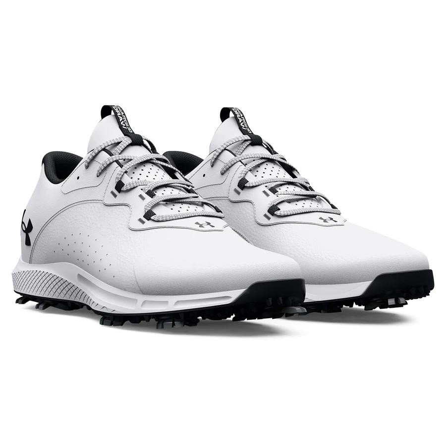 Under Armour Charged Draw 2 Wide męskie buty golfowe, białe