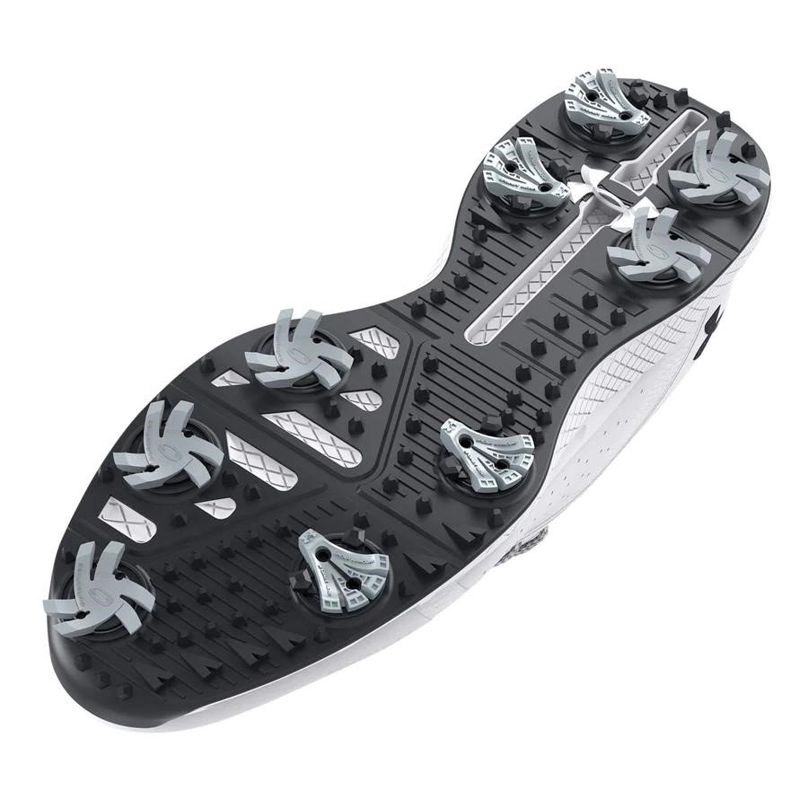 Under Armour Charged Draw 2 Wide męskie buty golfowe, białe