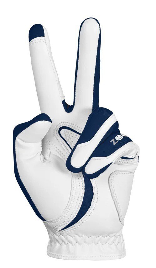 Zoom Hybrid damska rękawiczka golfowa, biało/granatowa