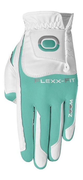 Zoom Hybrid damska rękawiczka golfowa, biała/mint