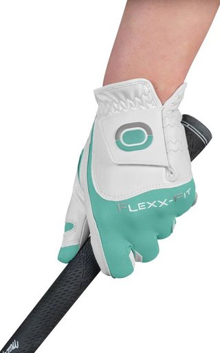 Zoom Hybrid damska rękawiczka golfowa, biała/mint