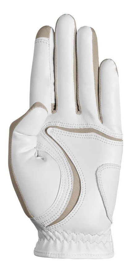 Zoom Hybrid damska rękawiczka golfowa, biało/beżowa