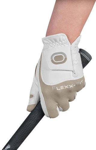 Zoom Hybrid damska rękawiczka golfowa, biało/beżowa