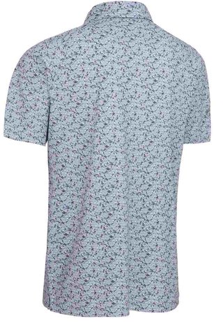 Callaway Allover Flamingo Print męskie polo, białe