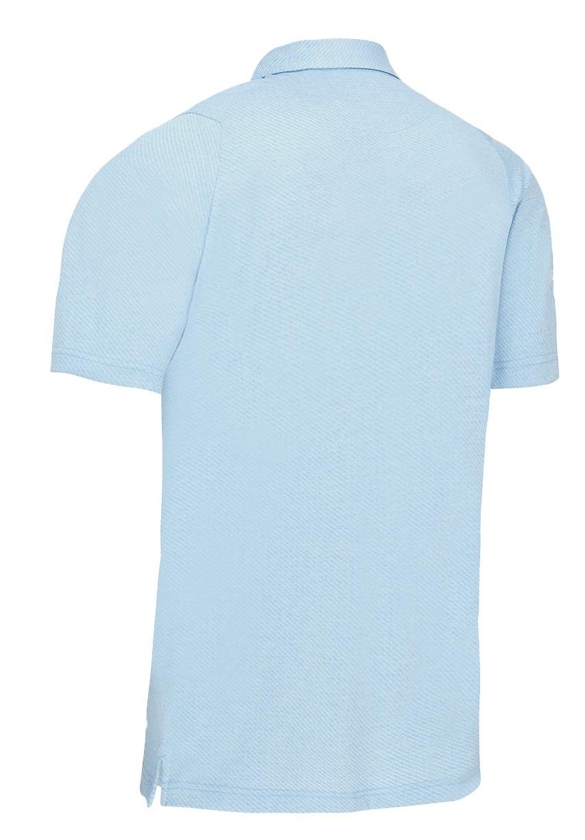 Callaway Heathered Jacquard męskie polo, blue grotto heather
