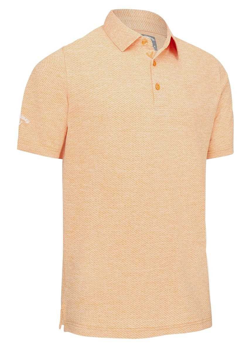 Callaway Heathered Jacquard męskie polo, bird of paradise heather