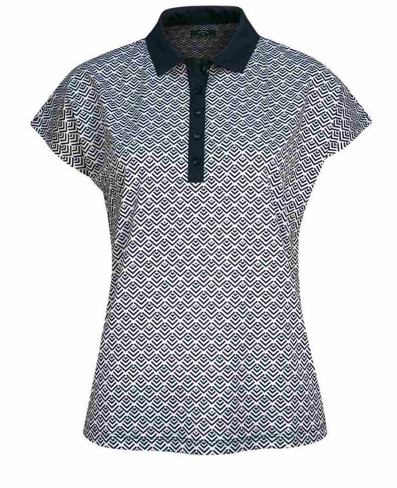Callaway Chev Geo damskie polo, brilliant white
