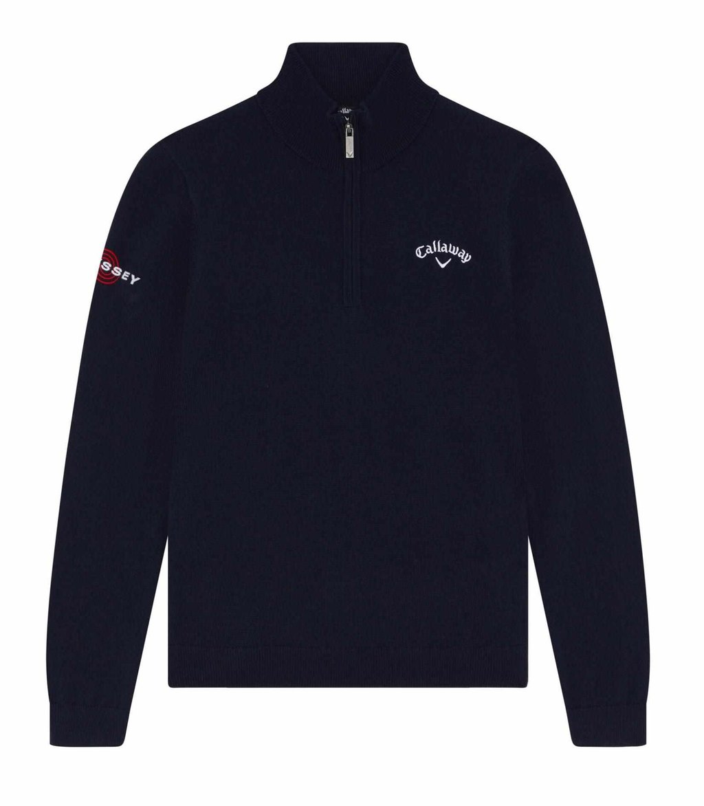 Callaway V-Neck junior sweter, granatowy