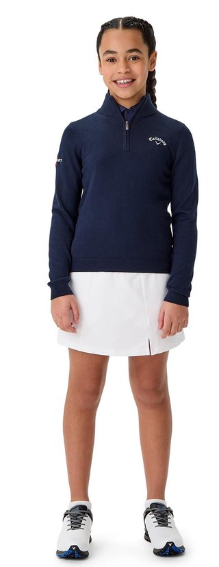 Callaway V-Neck junior sweter, granatowy