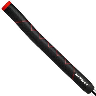 Lamkin SINKFIT Rubber Straight putter grip, STANDARD, czarno/czerwony