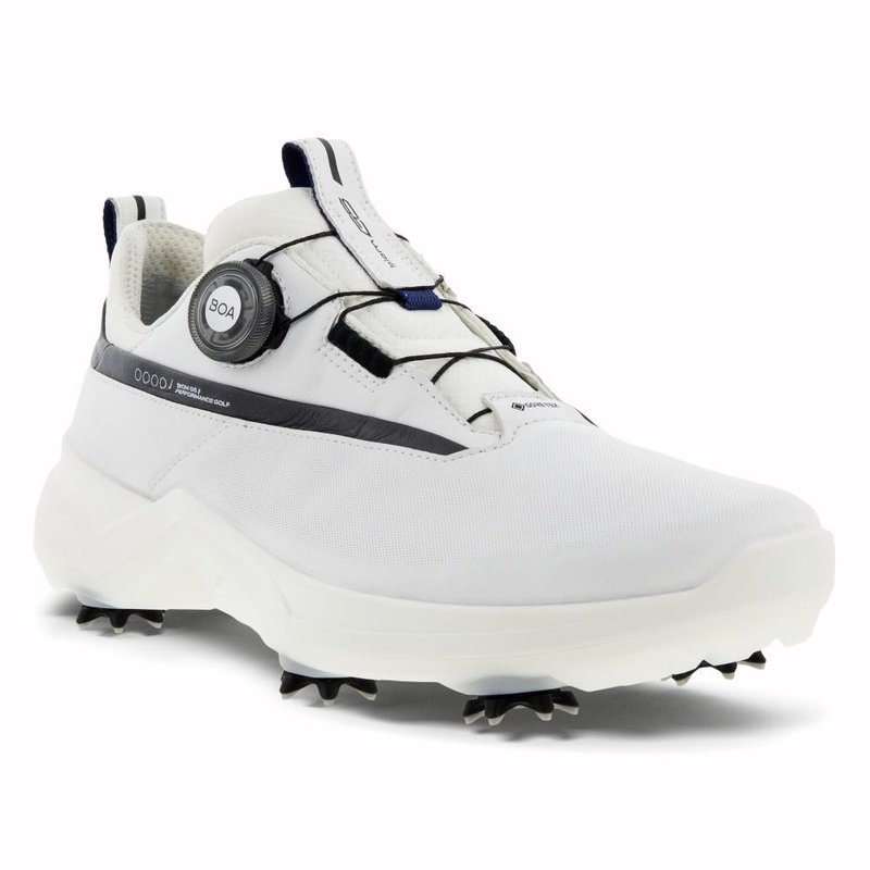 Ecco Biom G5 BOA męskie buty golfowe, biało/czarne