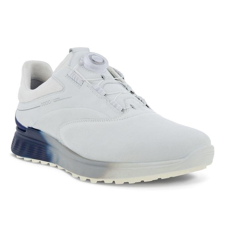 Ecco S-Three BOA męskie buty golfowe, białe