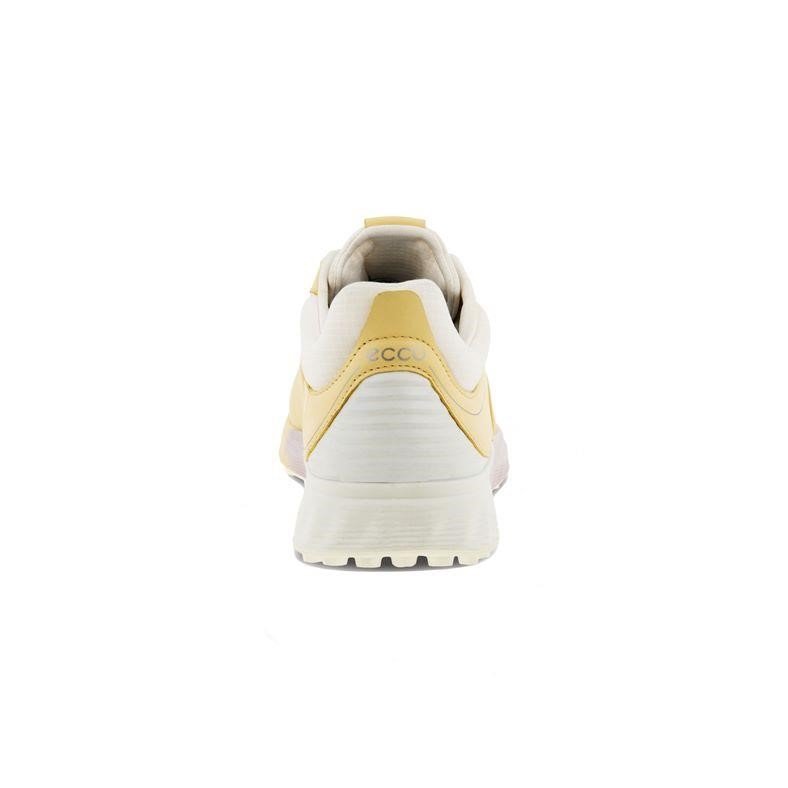 Ecco S-Three damskie buty golfowe, jasnożółte