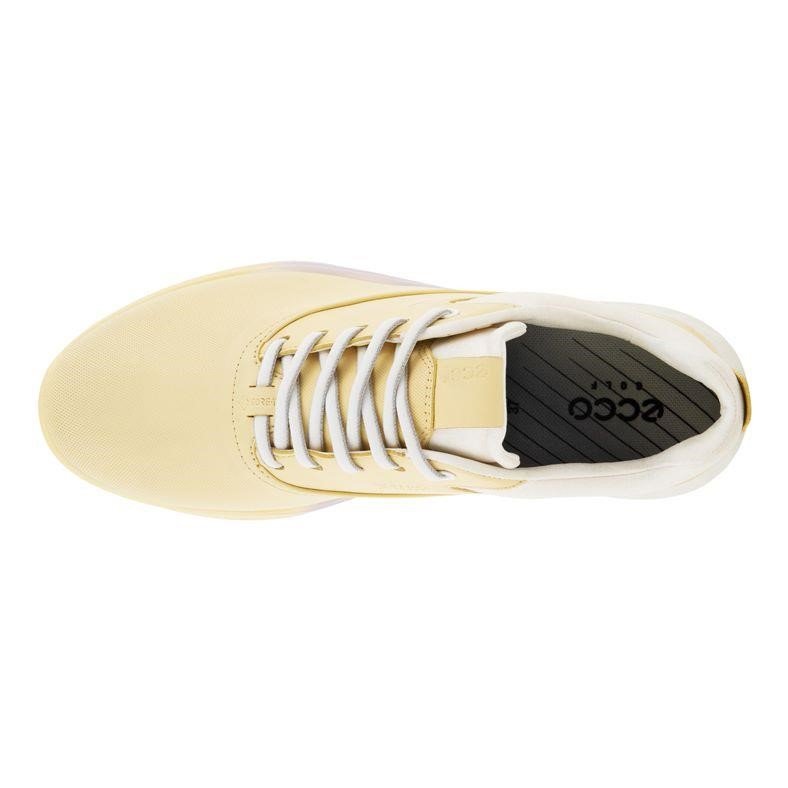 Ecco S-Three damskie buty golfowe, jasnożółte