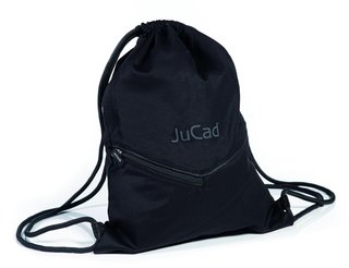 JuCad drawstring sports bag, czarny