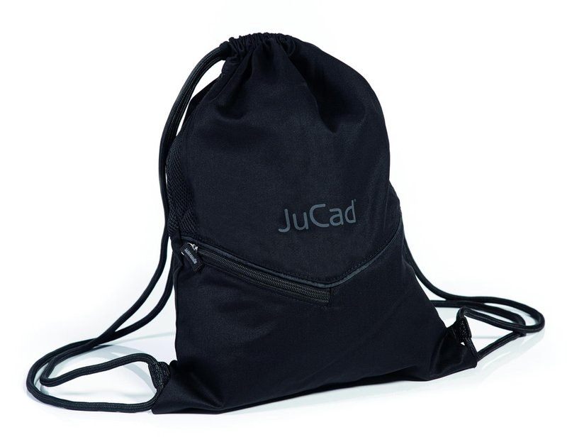 JuCad drawstring sports bag, czarny